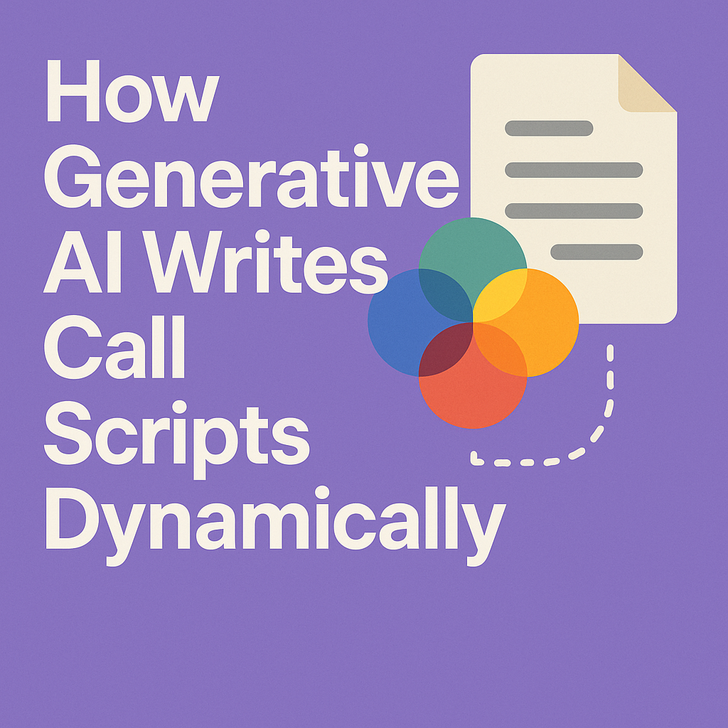 How Generative AI Writes Call Scripts Dynamically